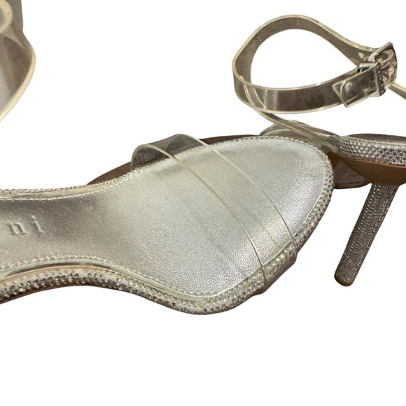 Gianni Bini Karina Bling Clear Strappy Heels Women's size 7.5 - Picture 8 of 11